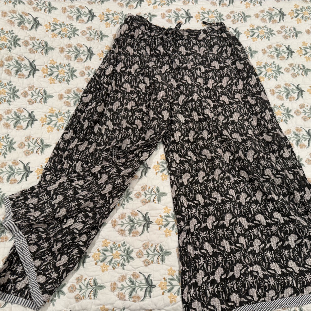Floral Wide-Leg Palazzo Pants